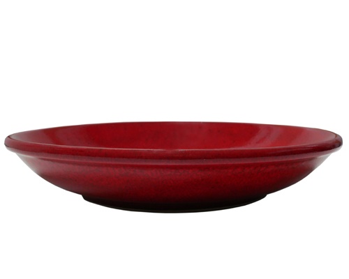 PRATO SOPA CONCAVO 21CM GRES VERMELHO